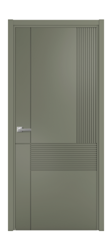 Дверь межкомнатная Меццо 13 Цвет Зеленый Покрытие Эмаль  Наличник L 50 Цена 43818