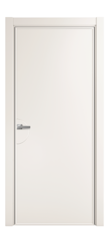 Дверь межкомнатная Лайн 2 Цвет Молочный Покрытие Эмаль  Наличник L 75 Цена 49475