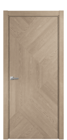 Дверь межкомнатная Юнит 08 Цвет Дуб Песочный Покрытие Шпон натуральный  Наличник L 75 Цена 17800