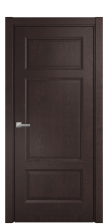 Дверь межкомнатная Неоклассик 3 Цвет Мореный Дуб Покрытие Шпон натуральный  Наличник L 75 Цена 48050