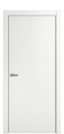 Дверь межкомнатная Порте 39-00 в шпоне Цвет Ясень Белый Покрытие Шпон крашеный вертикаль Наличник L 75 Цена 41675