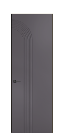 Дверь межкомнатная Меццо 16 Цвет Фиолетовый Покрытие ЭМАЛИ Эмаль Наличник  Скрытый короб золото Цена 48325