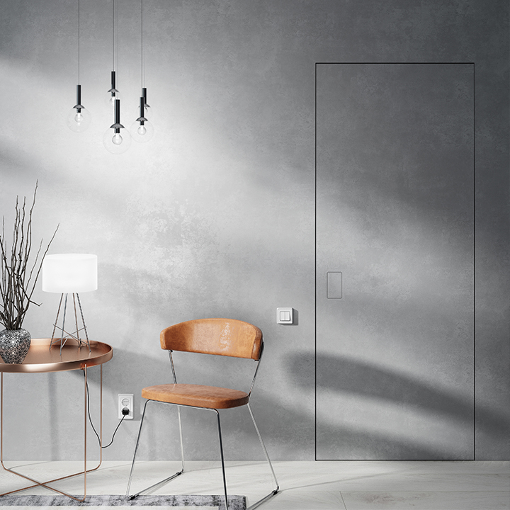 Двери в скрытом коробе